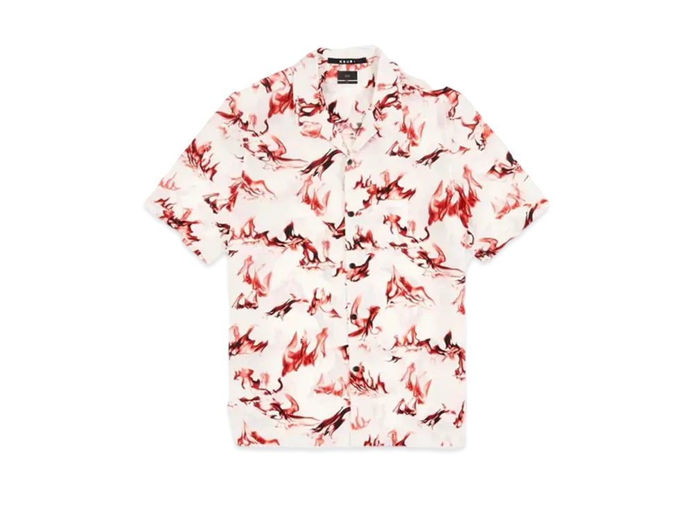 KSUBI Burnt Resort SS Shirt White "White"