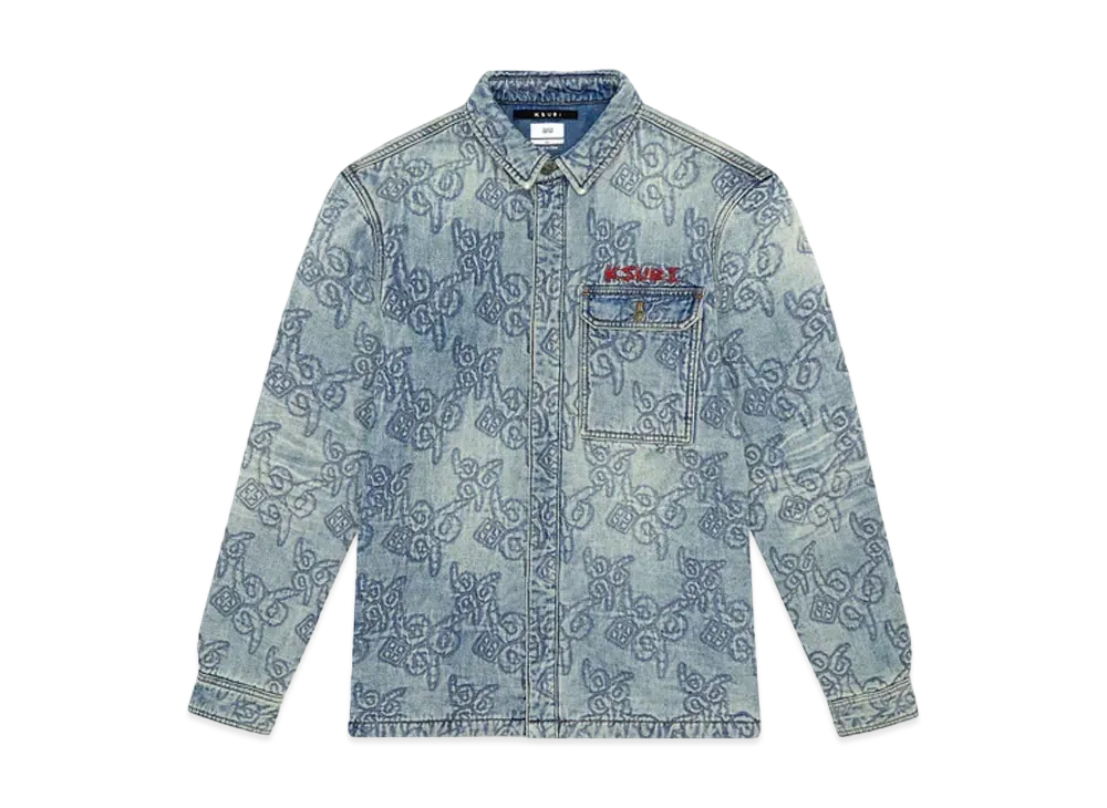 KSUBI Quilted LS Shirt K9 Stoned "Stoned"