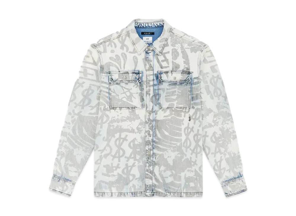 KSUBI Scorpio LS Shirt Kollage Icey "Icey"