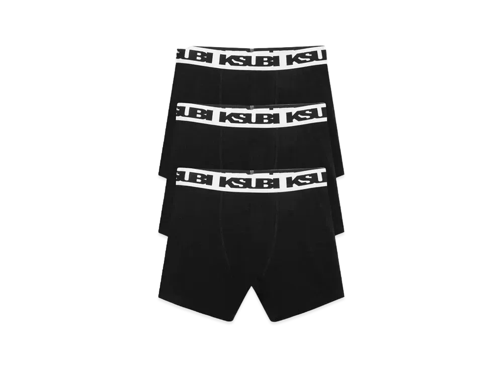 KSUBI Royalty Boxer Brief 3 Pack Black "Black"