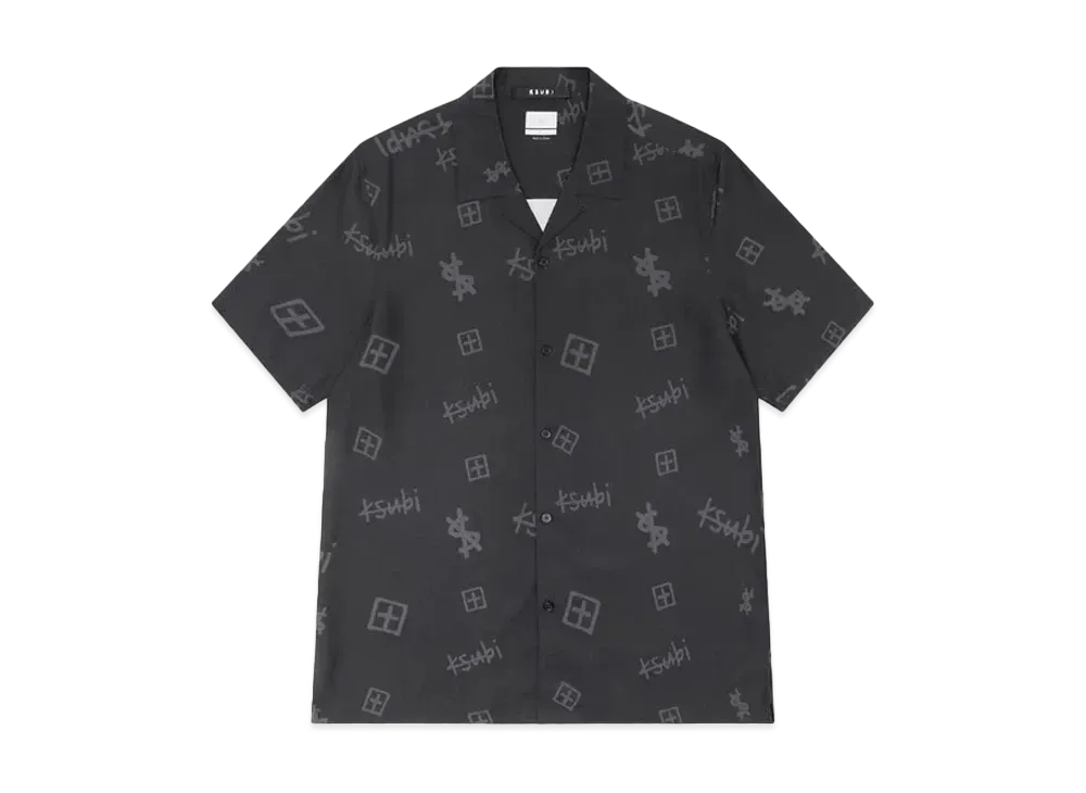KSUBI Kash Box Resort SS Shirt Coal "Coal"