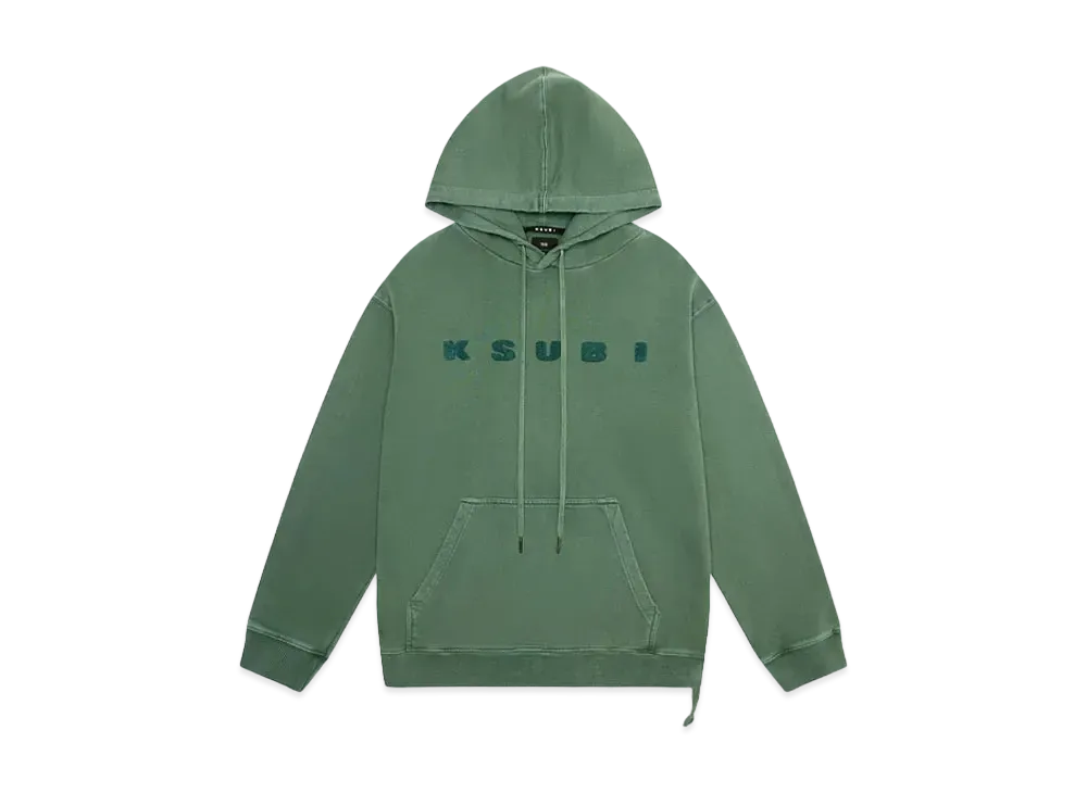 KSUBI Blocked Biggie Hoodie Emerald "Emerald"