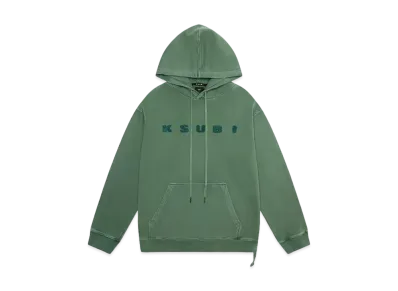 KSUBI Blocked Biggie Hoodie Emerald "Emerald"