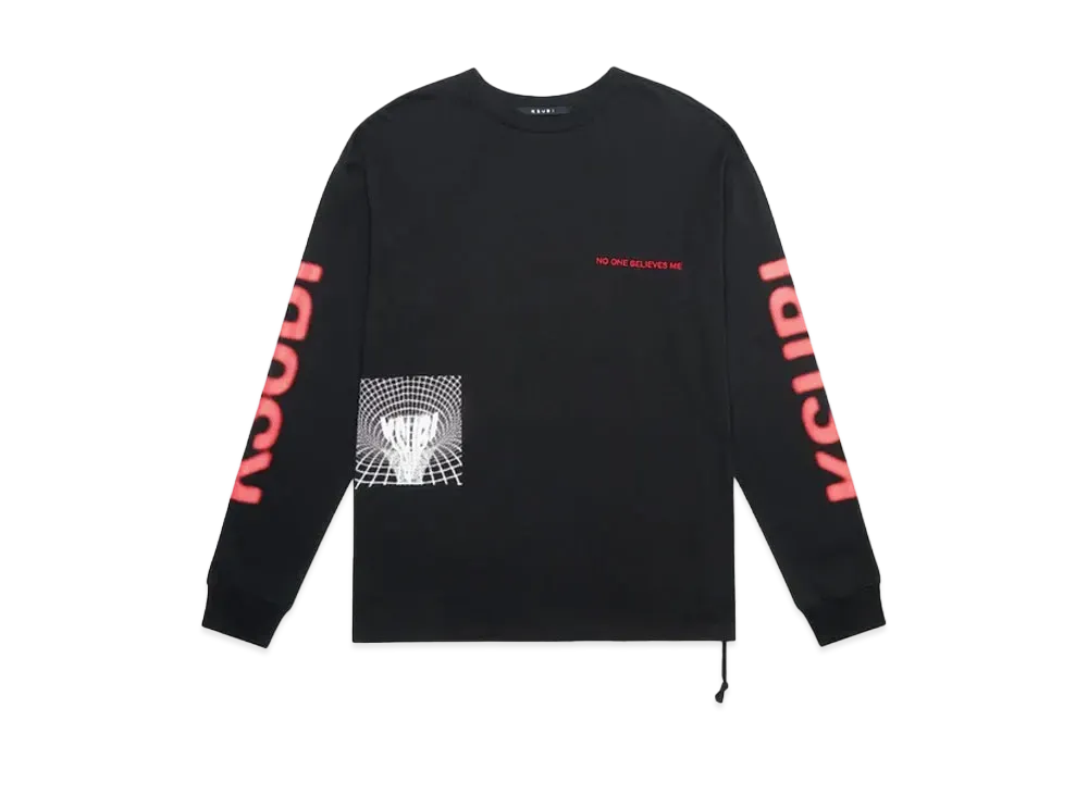 KSUBI Conspiracy Biggie LS Tee Jet Black "Black"