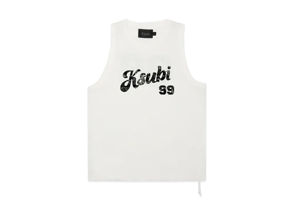 KSUBI Clubhouse Pick Up Singlet White "White"