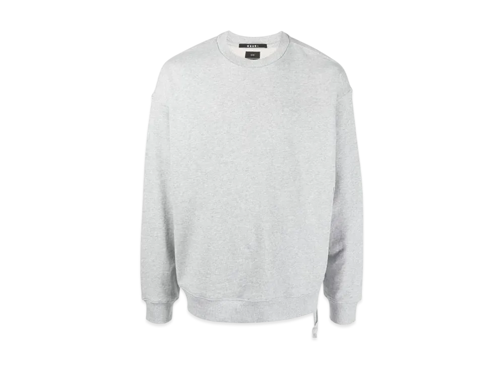 KSUBI Biggie Crew Fleece Sweat Shirt "Grey"