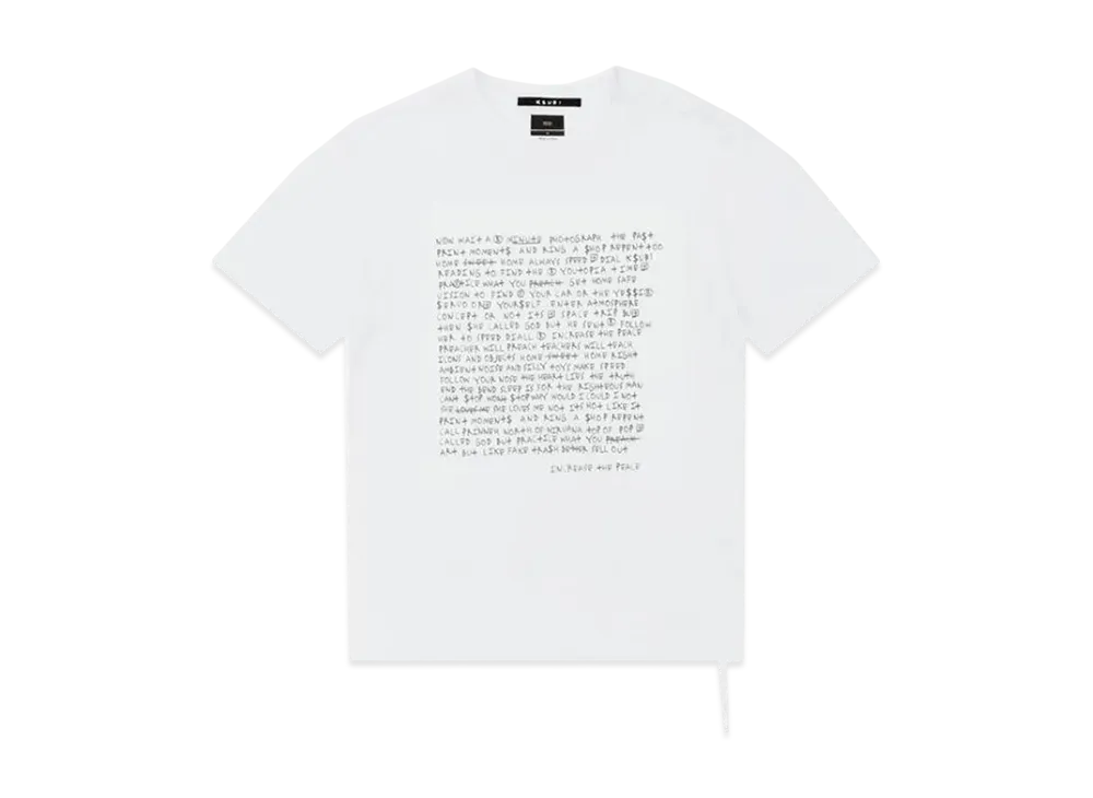 KSUBI Whitenoise Kash Sort Sleeve Tee "White"