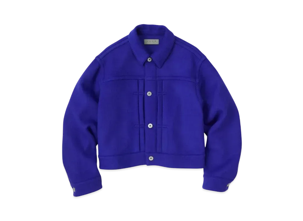 KURO Classical Melton Jacket "Blue"