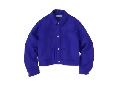 KURO Classical Melton Jacket "Blue"