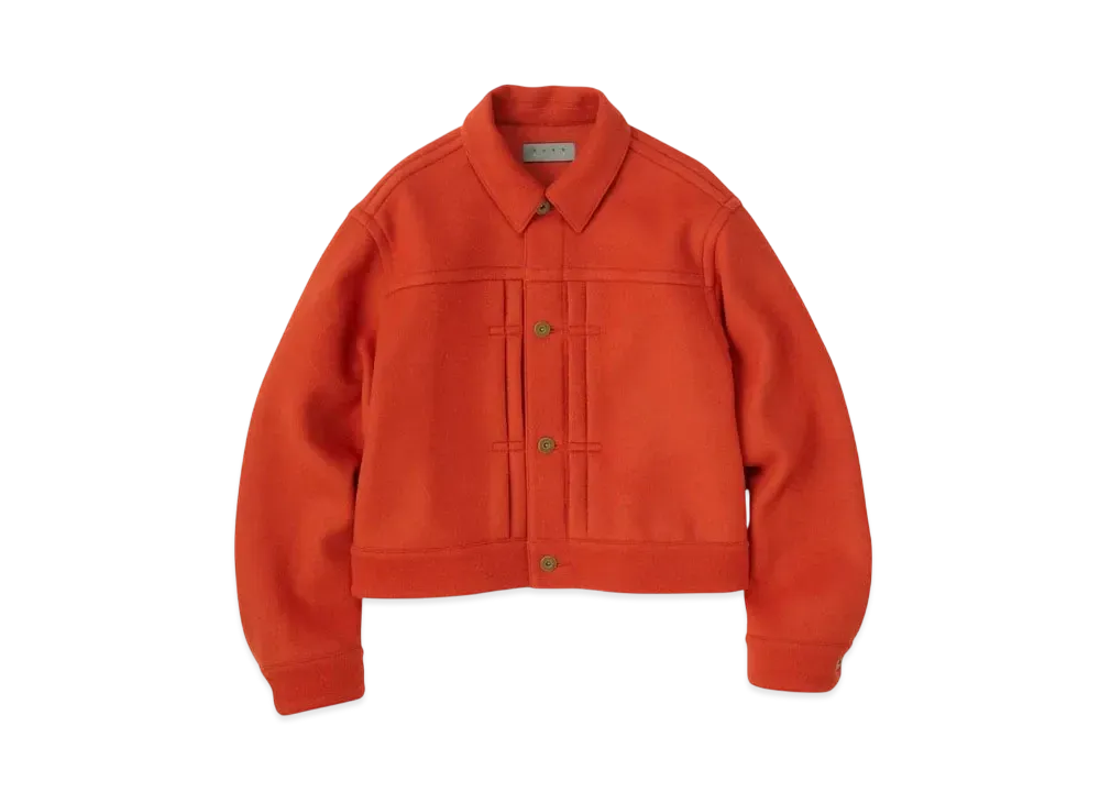 KURO Classical Melton Jacket "Orange"
