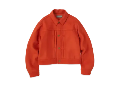 KURO Classical Melton Jacket "Orange"