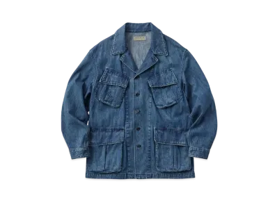 KURO Denim Army Jacket "Indigo"