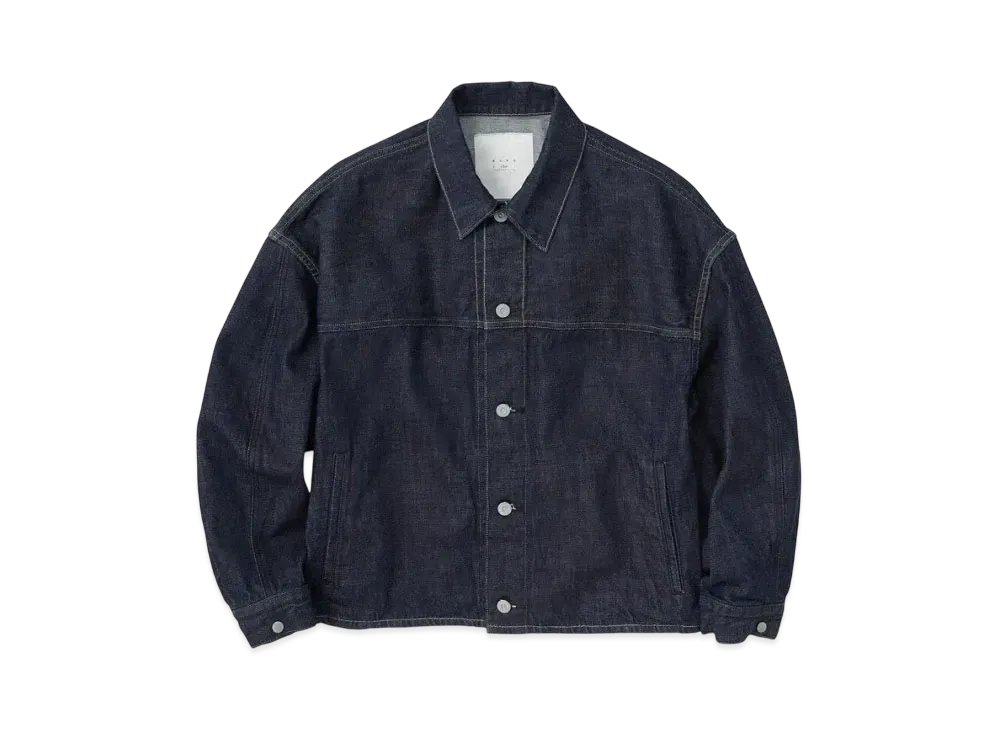 KURO Over Sleeve Cross Denim Jacket "Indigo"