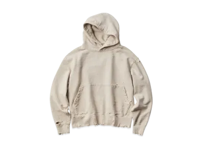 KURO More Damage Pull Sweat Parka "Oatmeal"