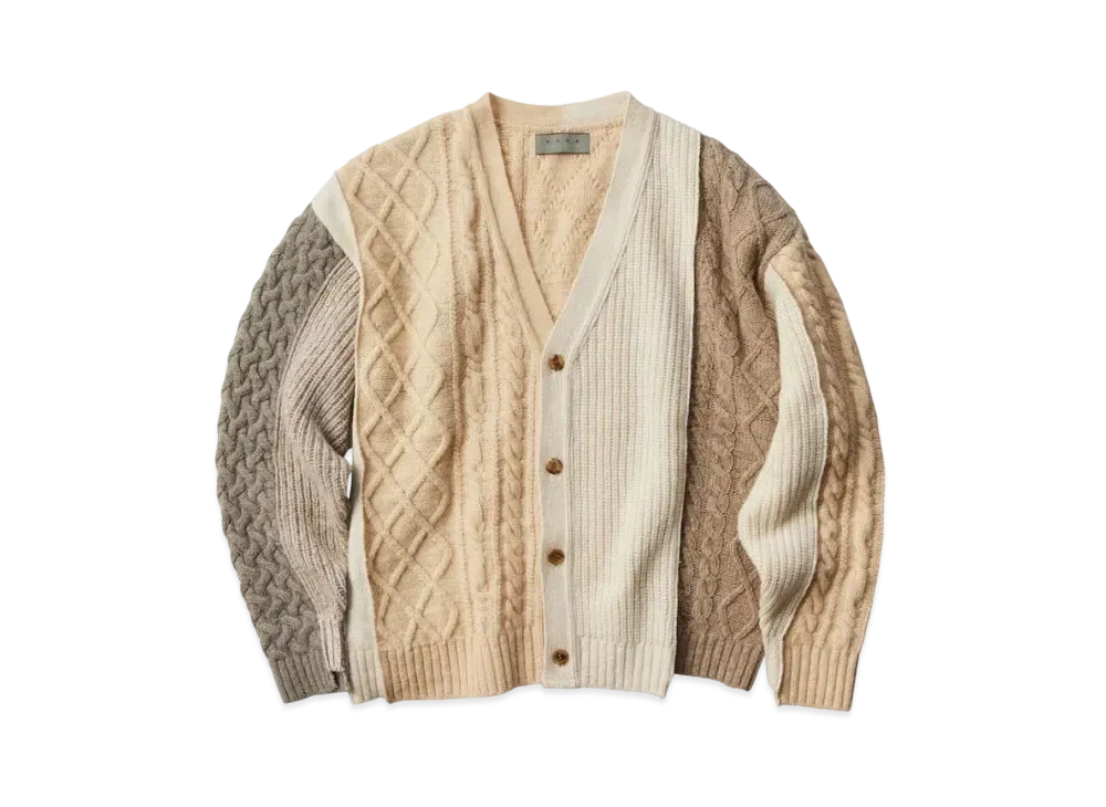 KURO Remake Knit Cardigan "Beige"