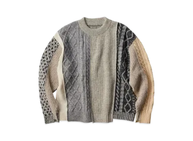 KURO Remake Knit Sweater "Grey"