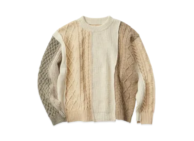 KURO Remake Knit Sweater "Beige"