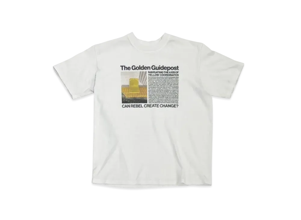 KURO 17/- Round Shape Dyed Tee "White"