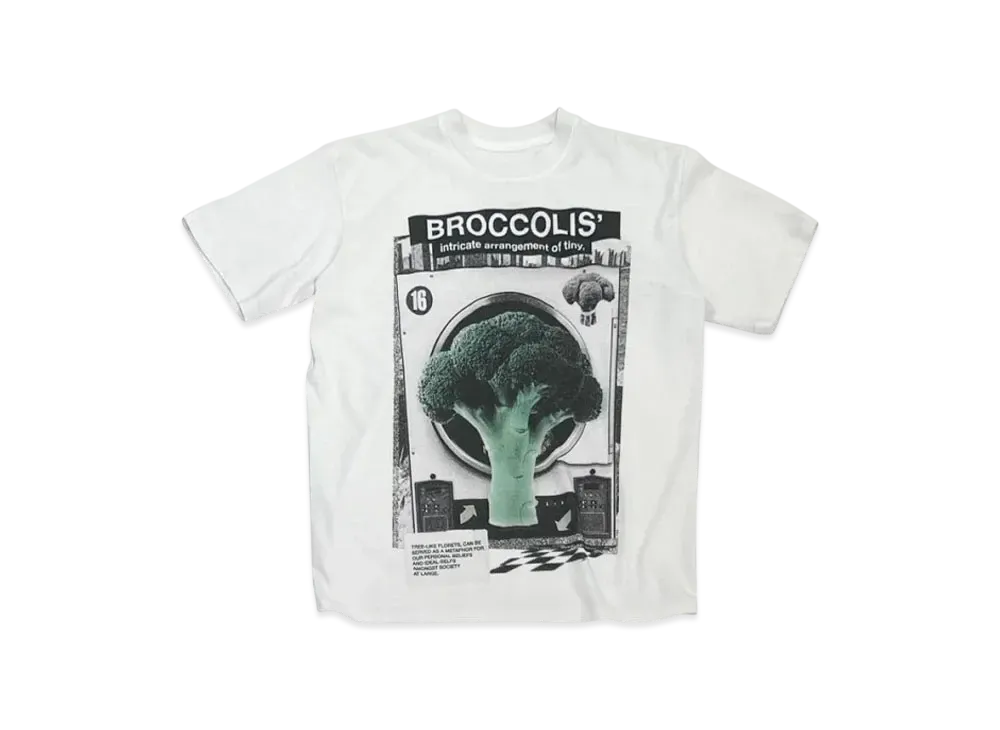 KURO 17/- Round Shape Dyed Tee "White"