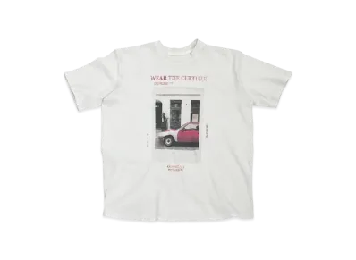 KURO 17/-Round Shape Dyed Tee "White"