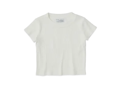 KURO Y2K Style Short Leg S/S Tee "White"