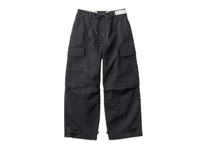 KURO Zip-Up Cargo Pants "Black"