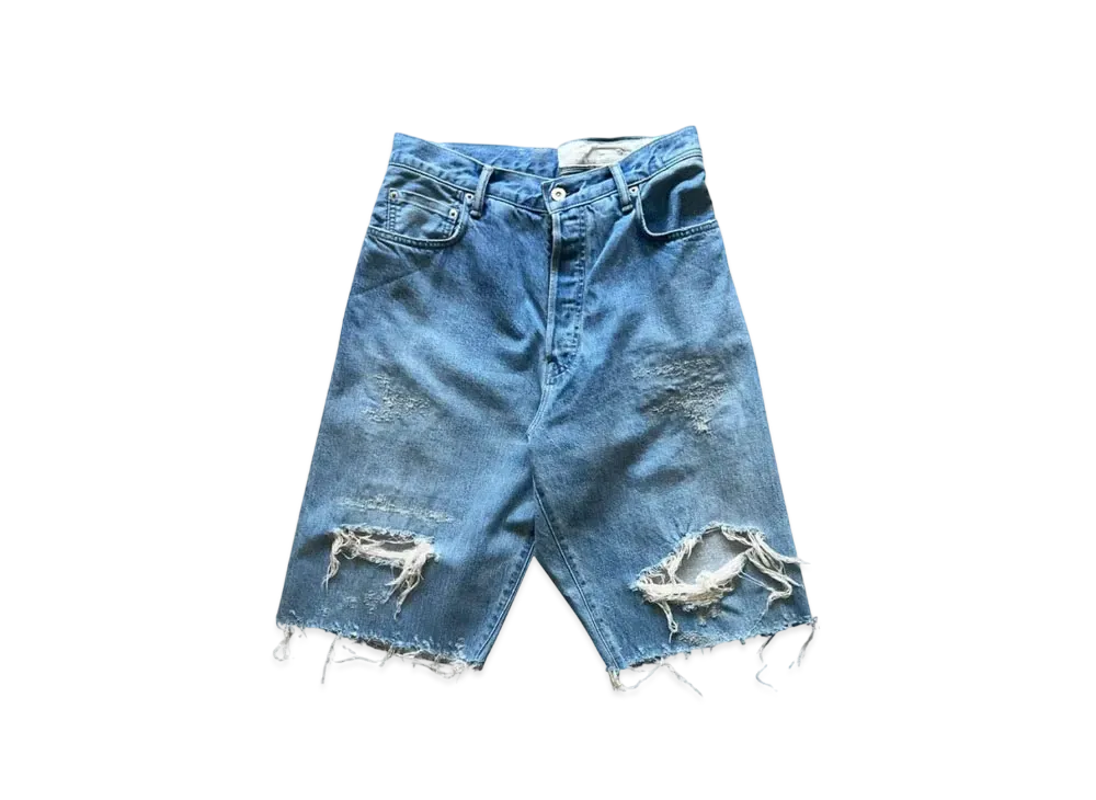KURO Crossed Denim Pants "Indigo"