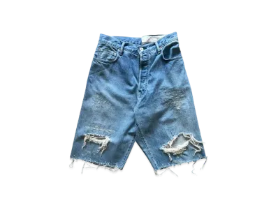 KURO Crossed Denim Pants "Indigo"