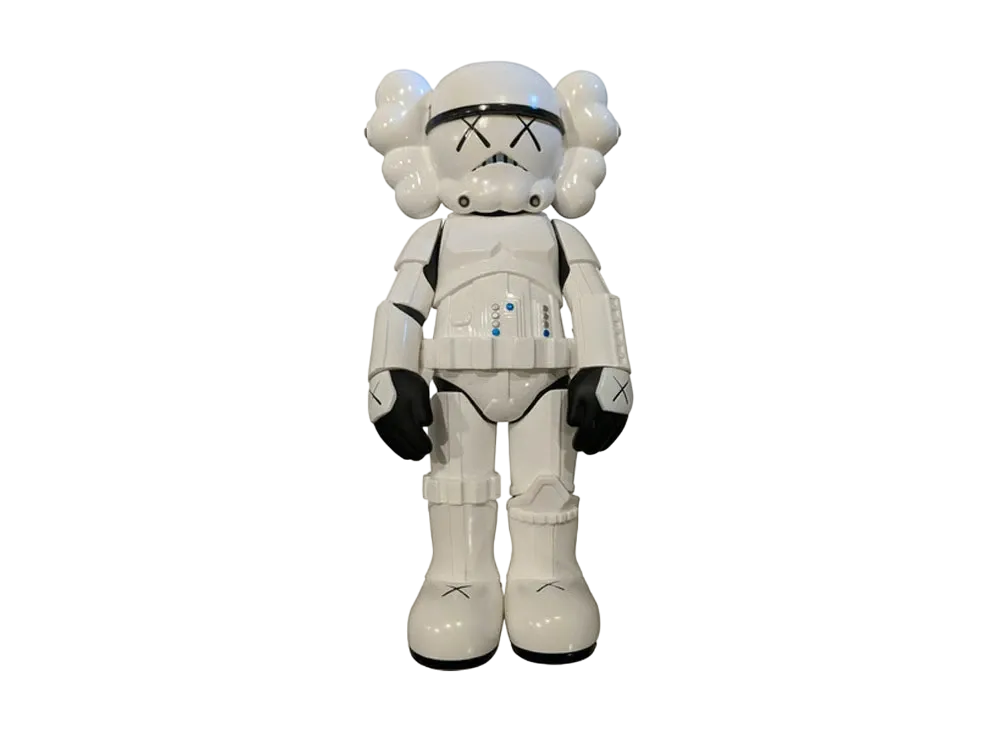 KAWS Star Wars Storm Trooper Companion Vinyl Figure "White"