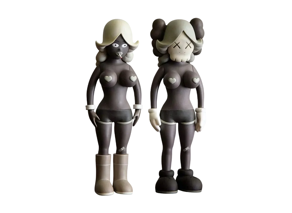 KAWS The Twins Vinyl Figure "Grey"