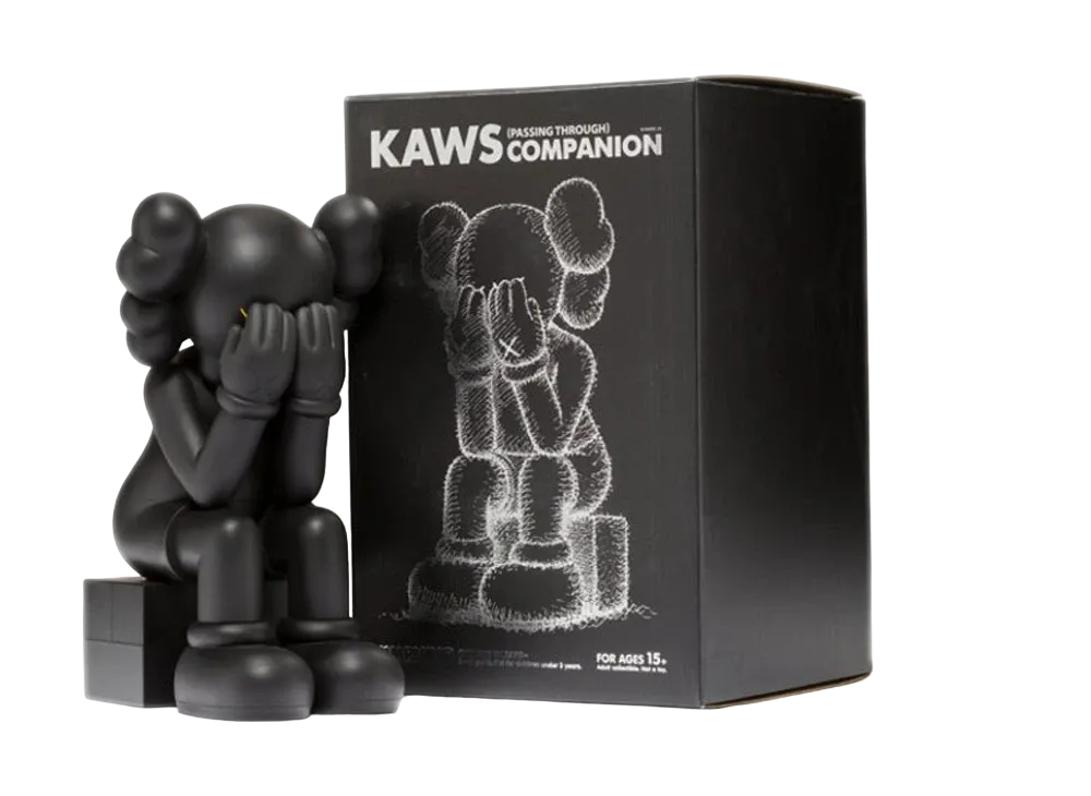 KAWS Passing Through Companion Vinyl Figure (2013) "Black"