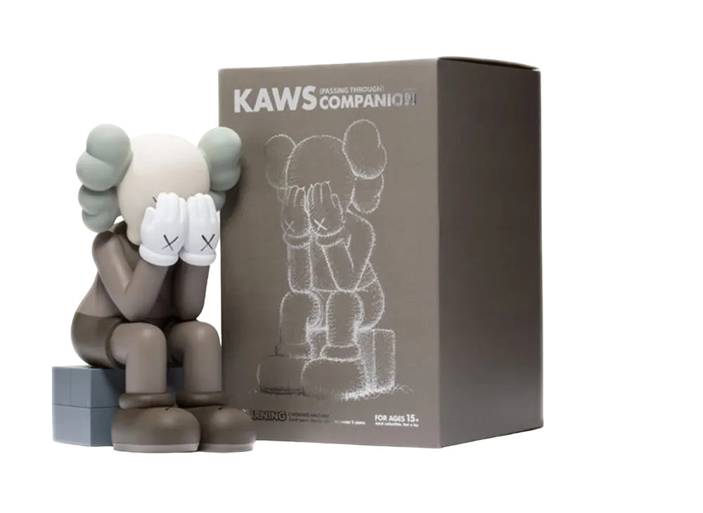 KAWS Passing Through Companion Vinyl Figure (2013) "Brown"