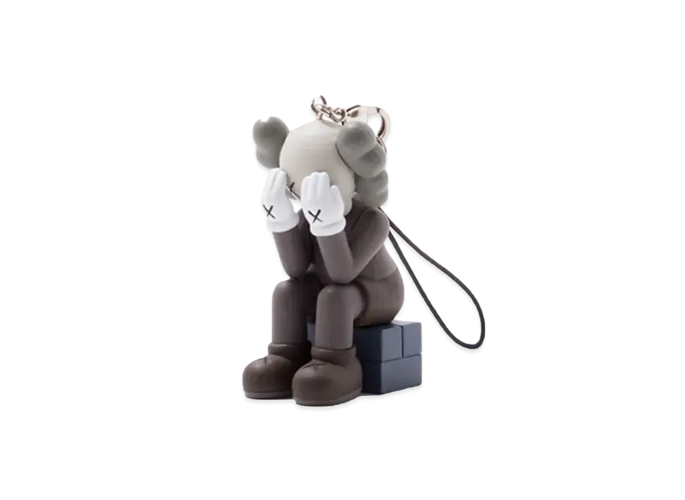 KAWS Passing Through Keychain "Brown"