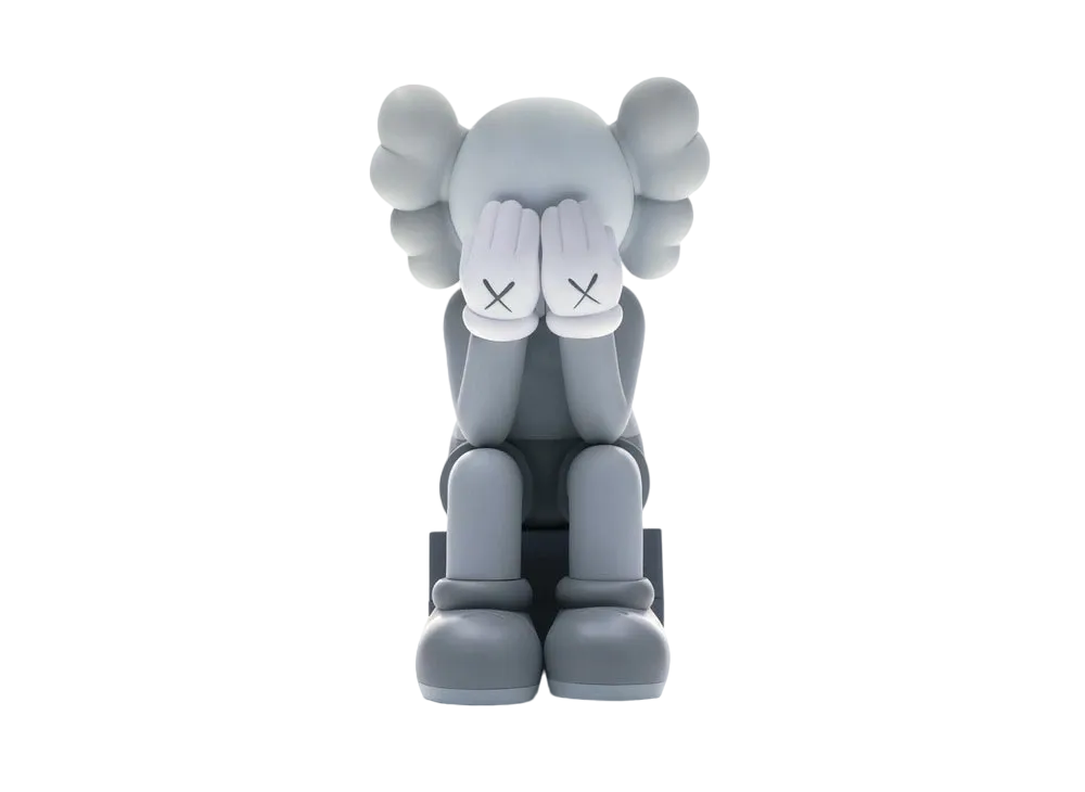 KAWS Passing Through Open Edition Vinyl Figure "Grey"