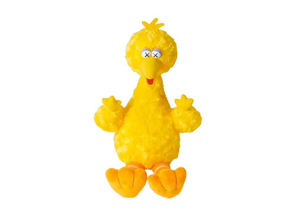 KAWS Sesame Street Uniqlo Big Bird Plush Toy "Yellow"