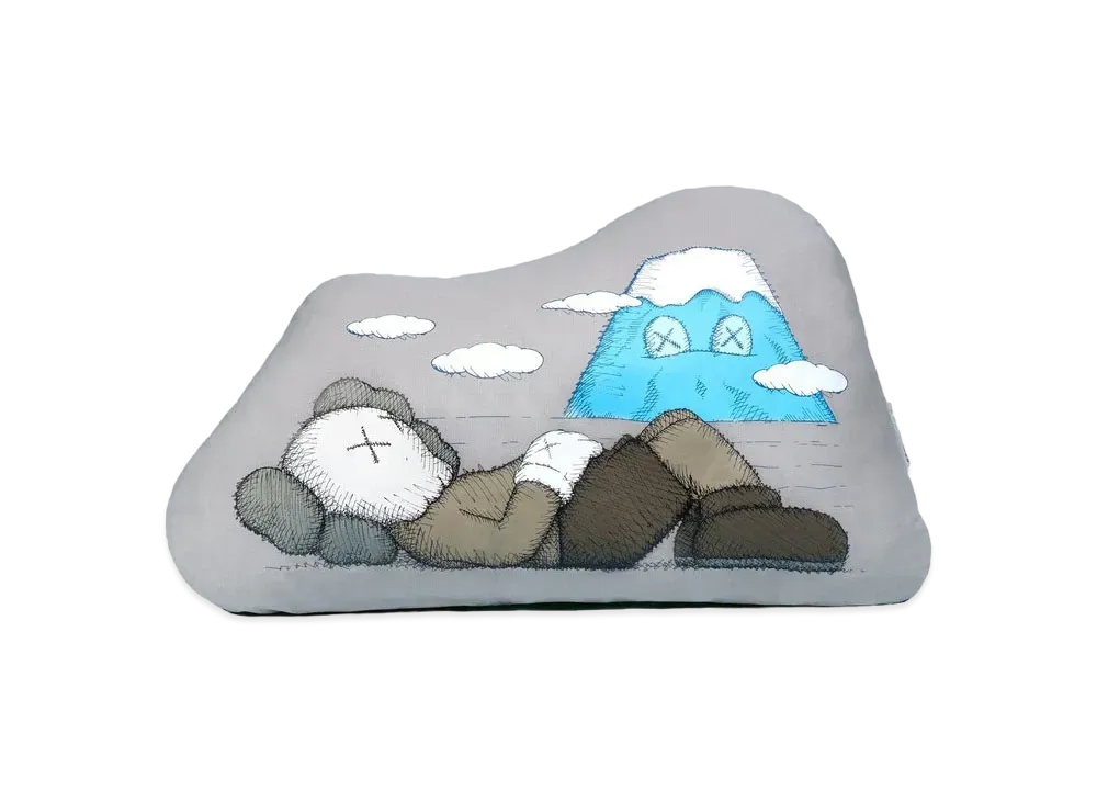 KAWS HOLIDAY JAPAN Cushion "Grey"