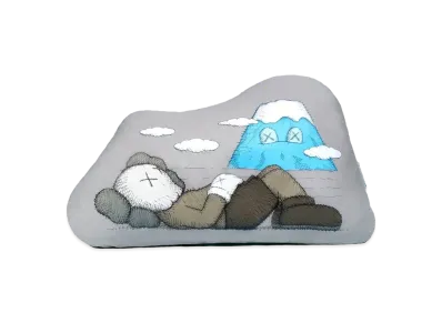 KAWS HOLIDAY JAPAN Cushion "Grey"