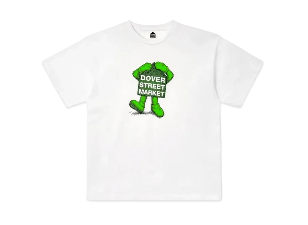 KAWS x Dover Street Market Fluro Rebellion T-Shirt "Green"