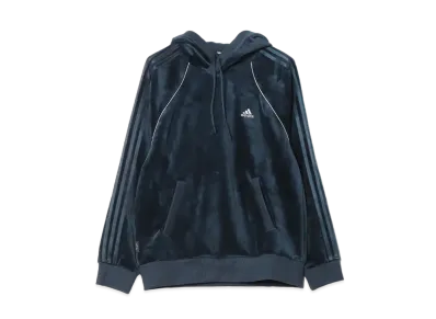 adidas Velor Sweat Hoodie Oversize Utility Street "Black"