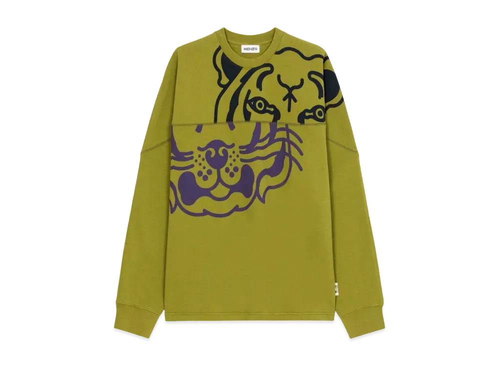 KENZO OverSized SweatShirt K-Tiger "Khaki"