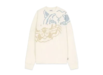 KENZO OverSized SweatShirt K-Tiger "Off White"