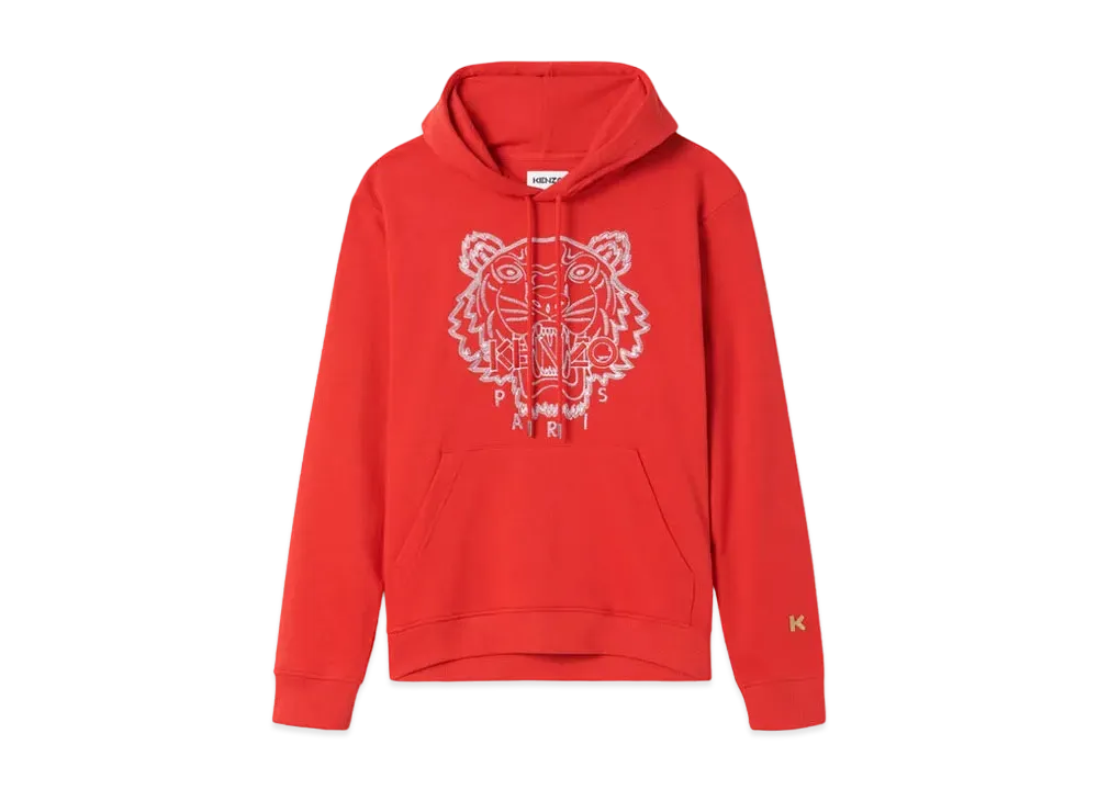 KENZO Hooded SweatShirt Tiger Tiger "Medium Red"