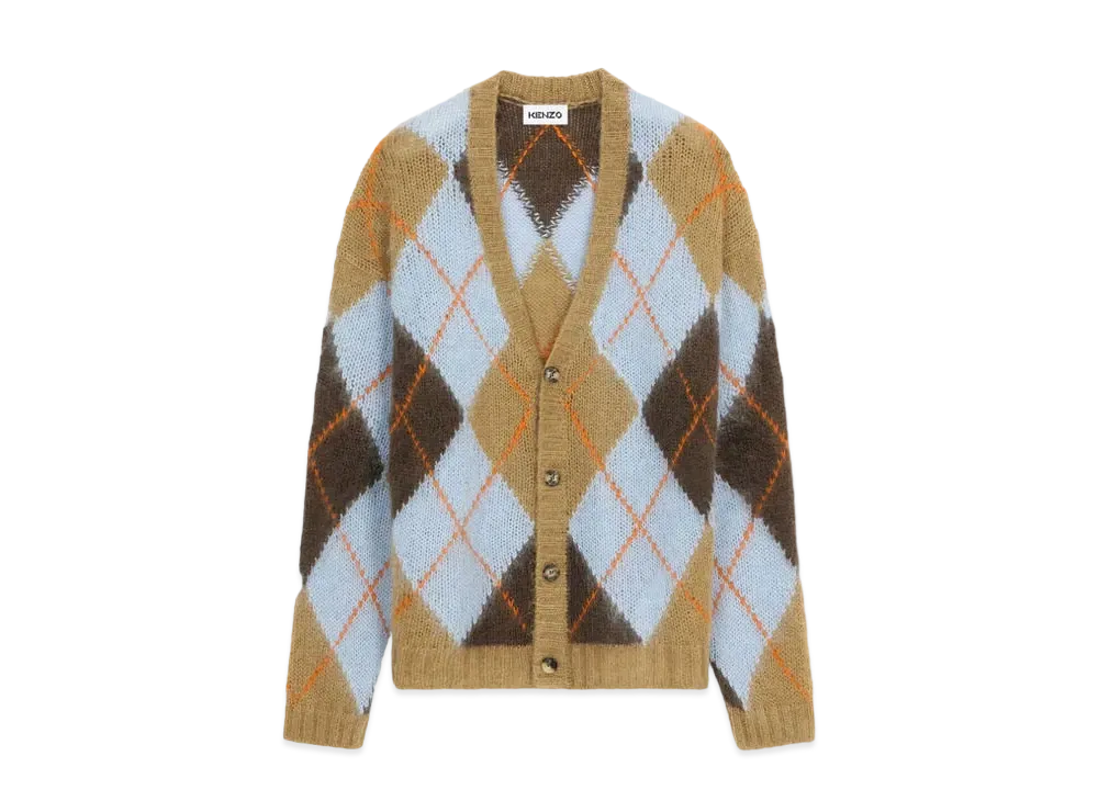 KENZO Mohair Cardigan "Glacier"