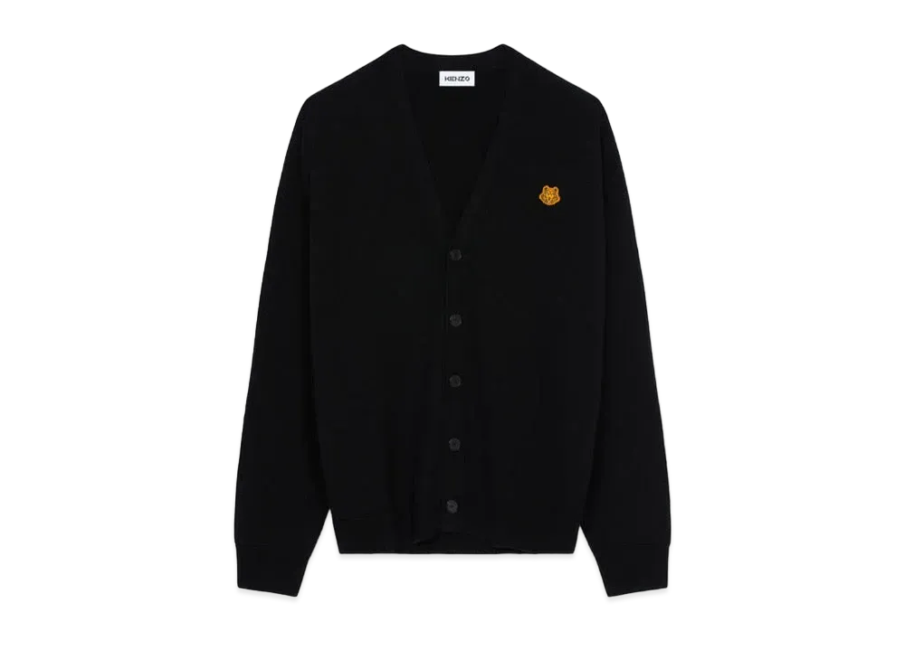 KENZO Cardigan Tiger Crest "Black"
