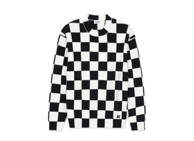 KENZO Plaid Sweater "White"