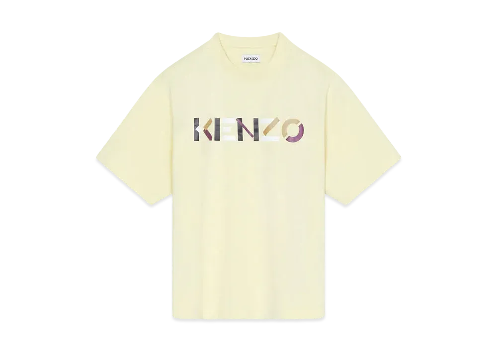 KENZO OverSized T-shirt KENZO Logo Multicolor "Cream"