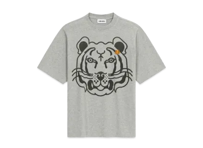 KENZO OverSized T-shirt K-Tiger "Pearl Grey"