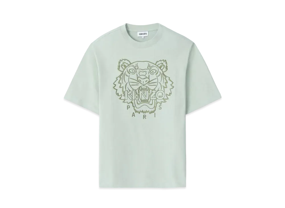 KENZO Loose T-shirt tiger Tigre "Sage Green"