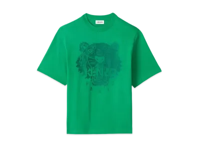 KENZO OverSized T-shirt tigre Tigre "Green"