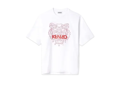 KENZO Loose T-shirt tiger Tigre "White"